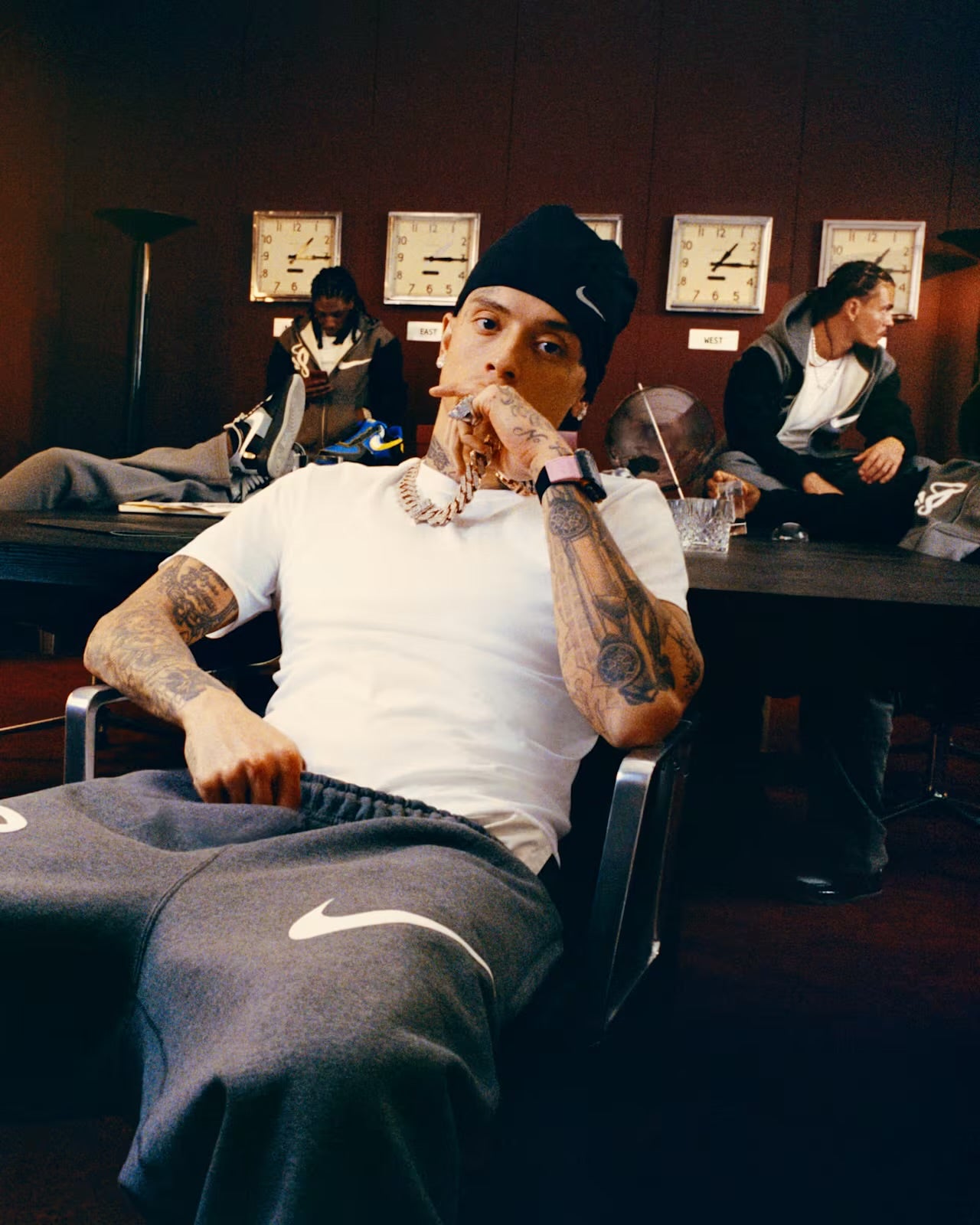 Nike Air Force 1 Low Syna Central Cee Black White Smoke Grey