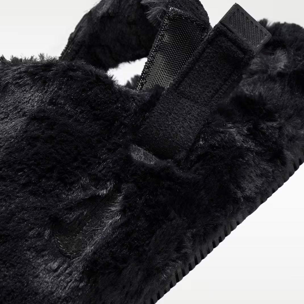 Nike Calm Mule SE Black Fur
