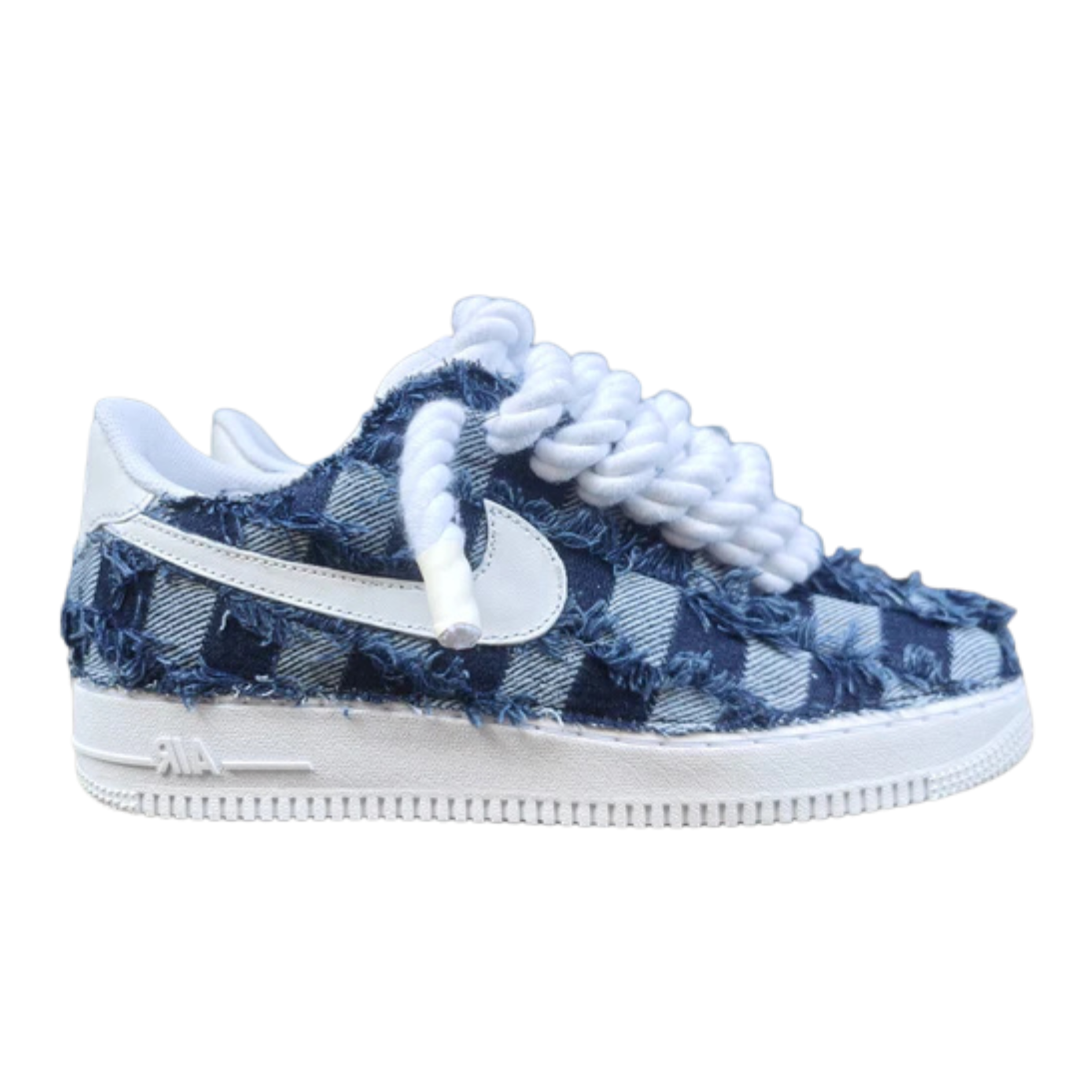 Jean Nike Air Force 1 Rope Custom Denim v2