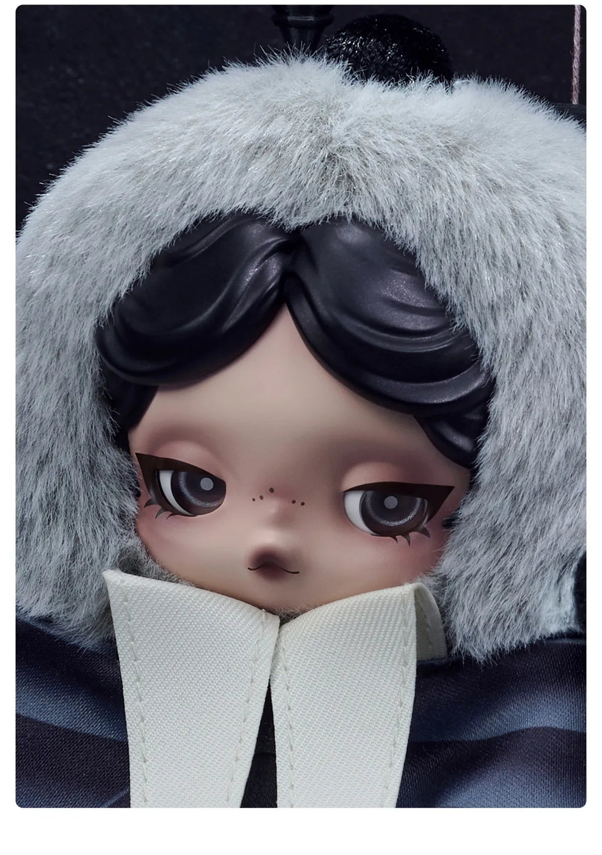 Pop Mart SKULLPANDA × Wednesday Plush (Nevermore Academy Uniform Version）