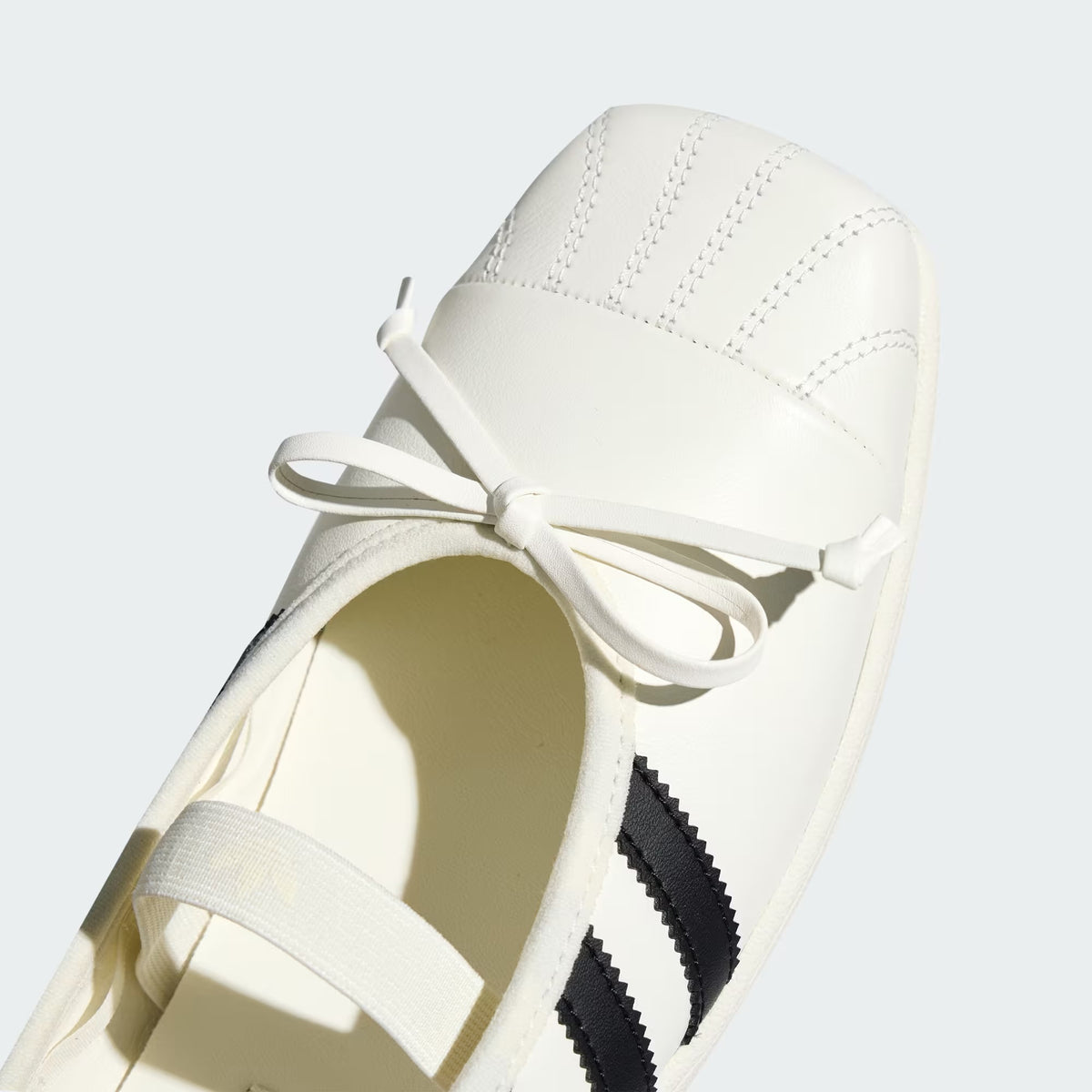 Adidas Superstar Square Toe Ballet JENNIE Off White Black