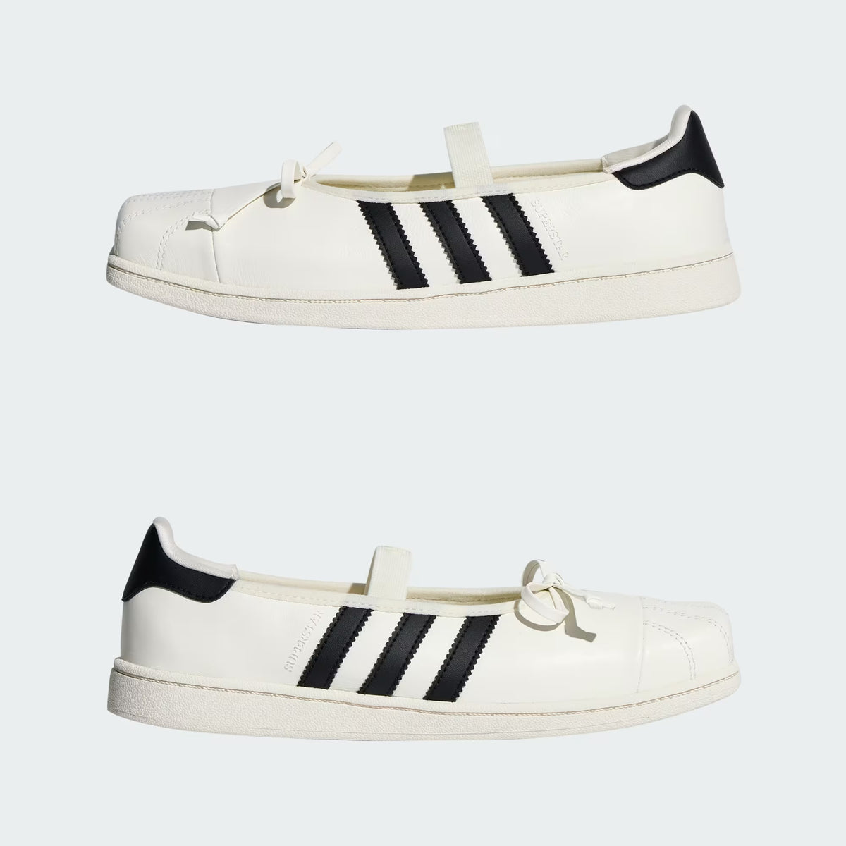 Adidas Superstar Square Toe Ballet JENNIE Off White Black