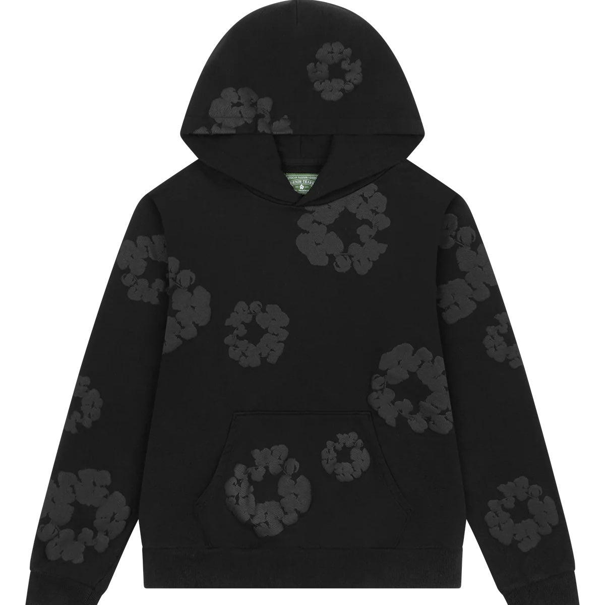 Denim Tears The Cotton Wreath Hoodie Monochrome