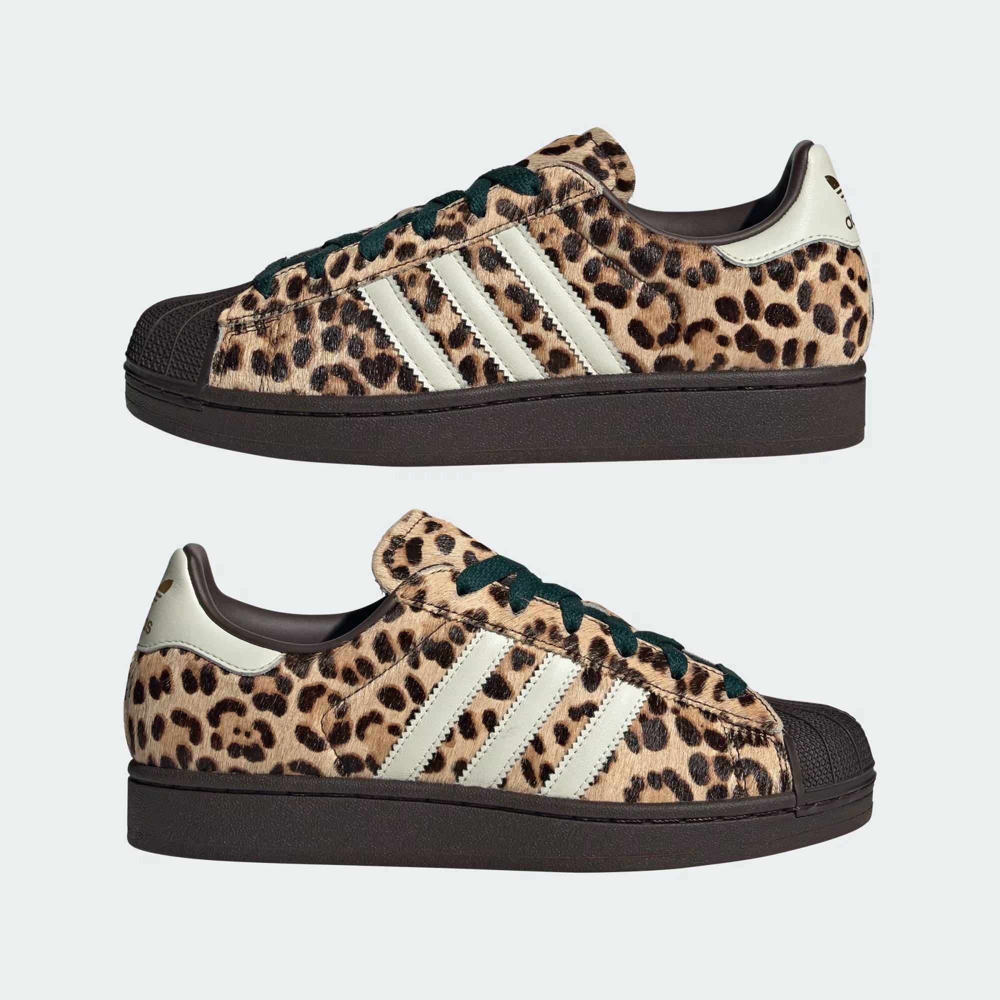 Adidas Superstar II Leopard Dark Brown Ivory