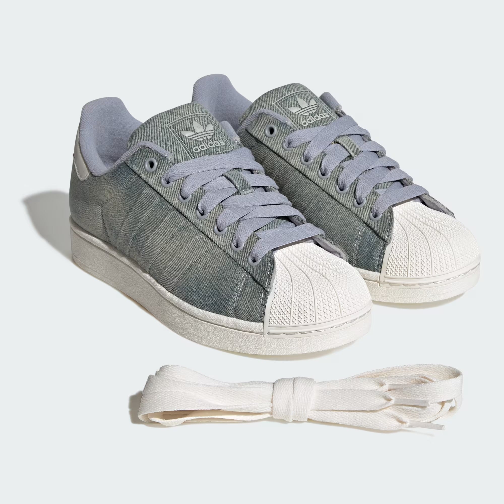 Adidas Superstar II Denim Halo Silver White