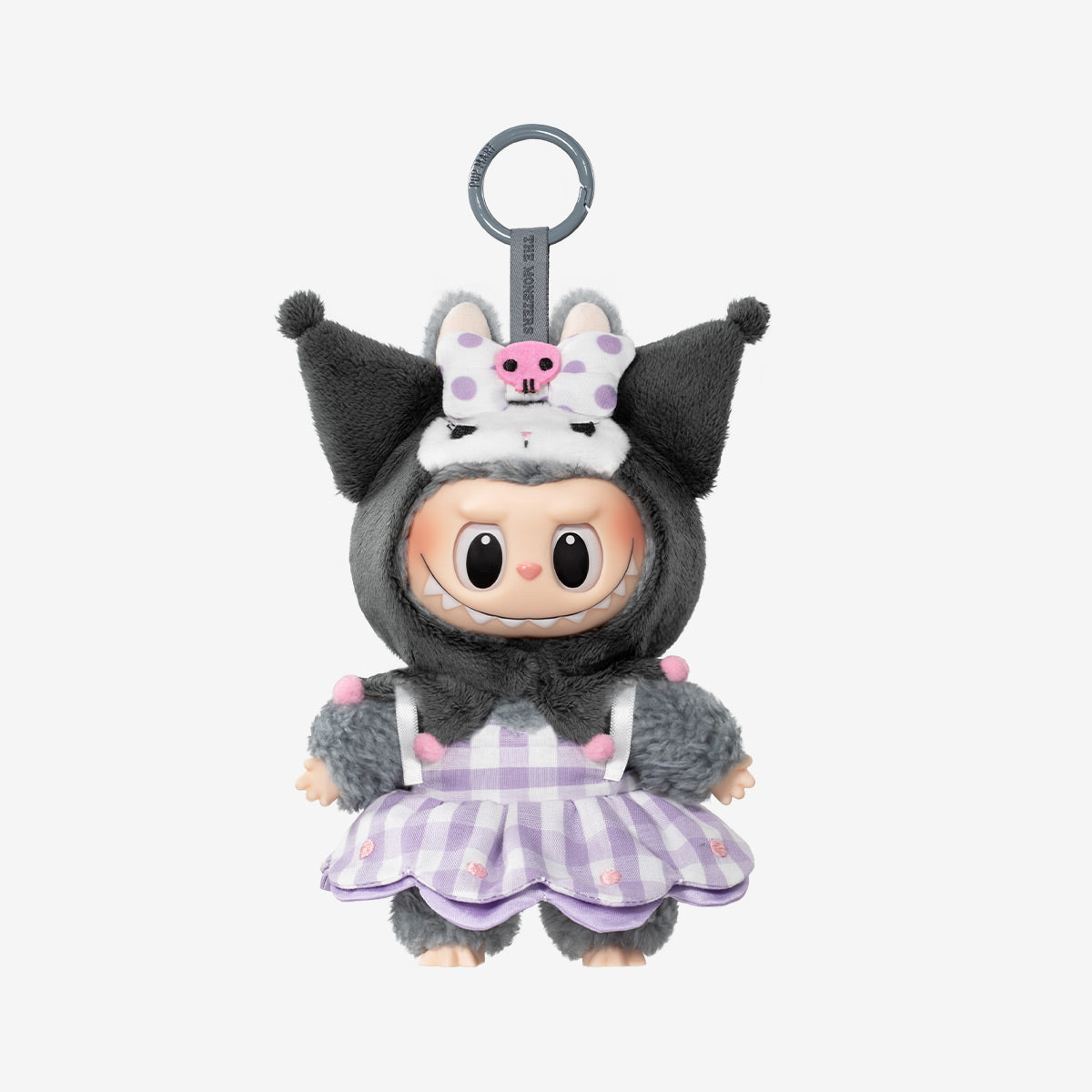 Pop Mart The Monsters Labubu x Hello Kitty and Friends Series Kuromi Vinyl Plush Pendant