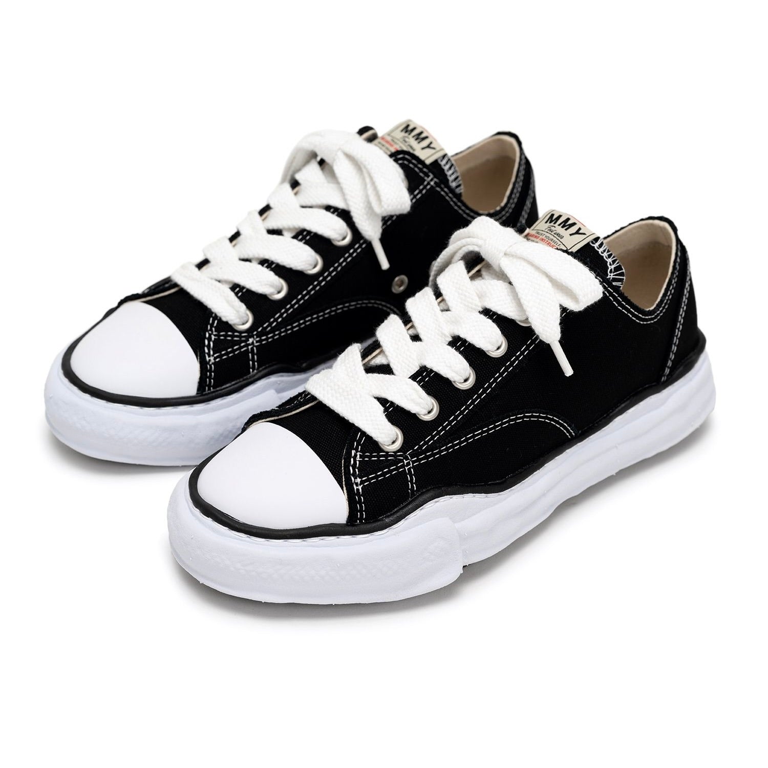 Maison Mihara Yasuhiro Peterson Sole Canvas Low Black