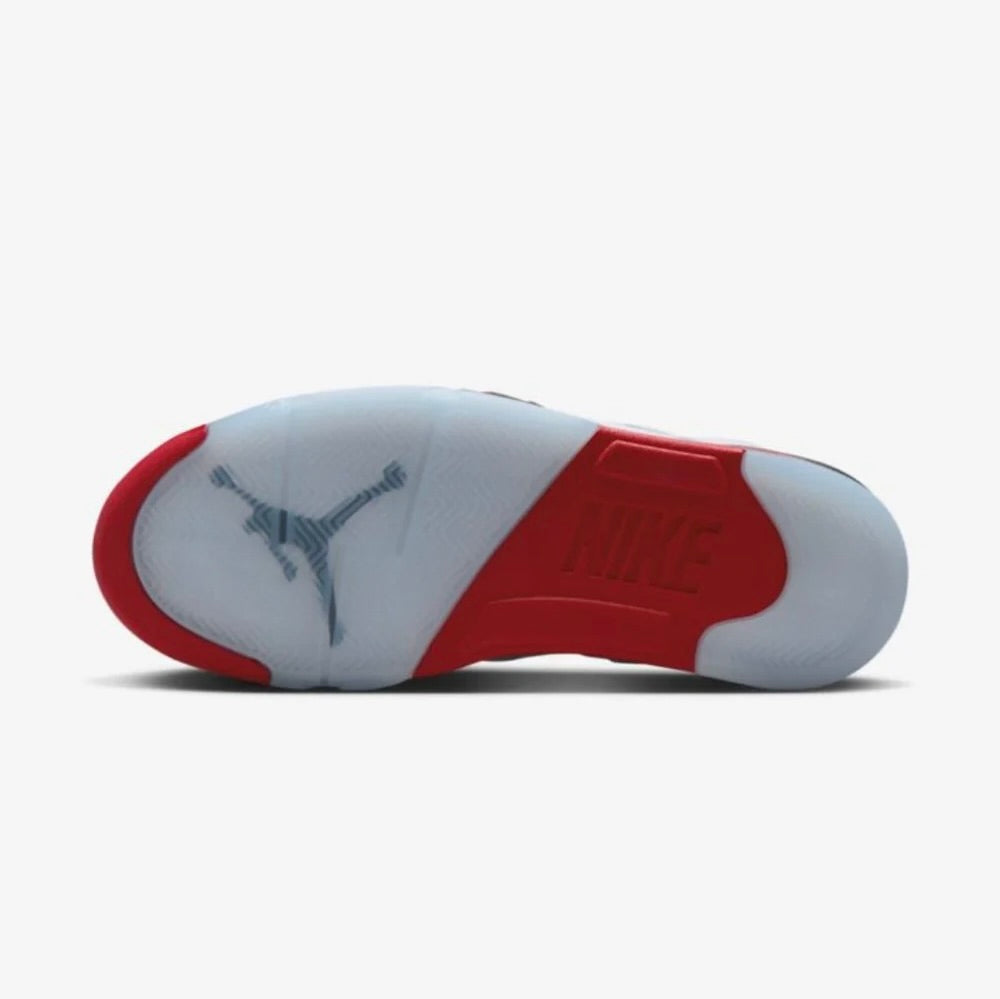 Jordan 5 Fire Red Black Tongue