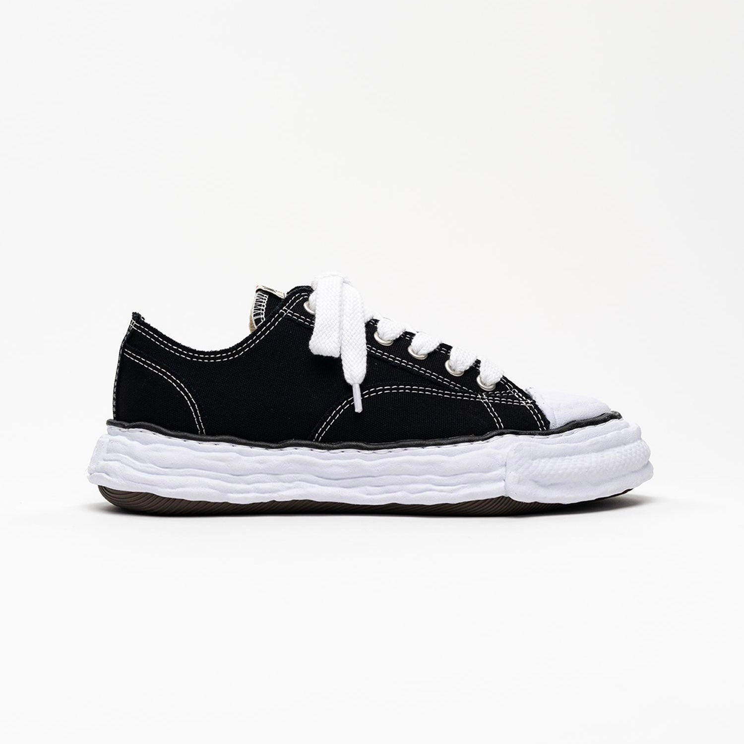 Maison Mihara Yasuhiro Peterson 23 Sole Canvas Low Black