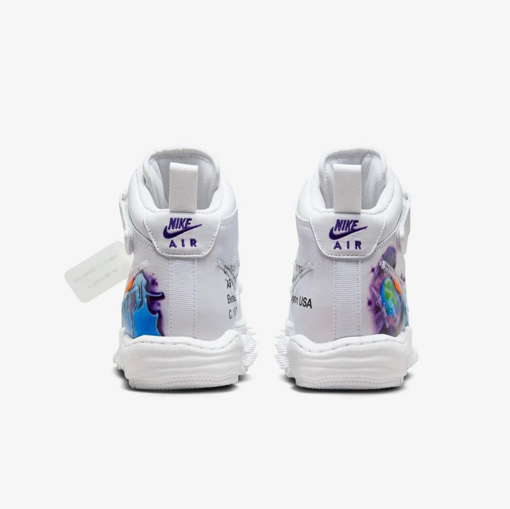 Nike Air Force 1 Mid Off-White Graffiti White