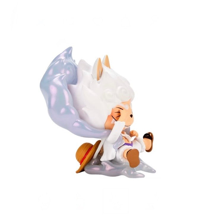 Pop Mart Labubu The Monsters x One Piece Series Monkey.D.Luffy Gear 5 (Secret Edition) Figure