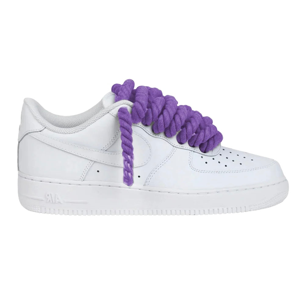 Nike Air Force 1 Rope Laces Custom Purple