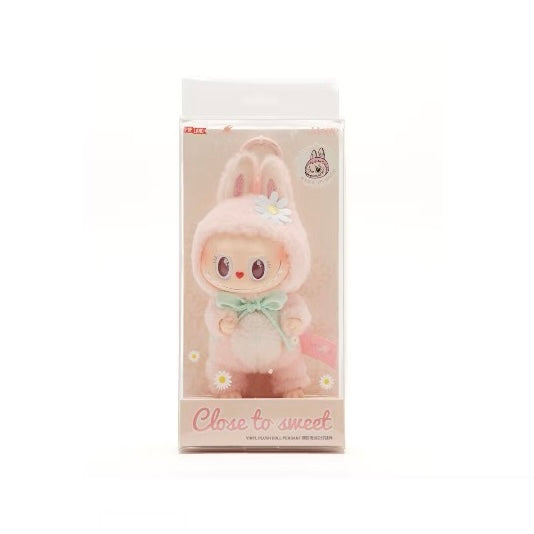 Pop Mart Labubu Mokoko Close To Sweet Vinyl Plush Pendant