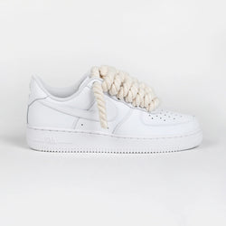 Nike Air Force 1 Rope Laces Custom Corda Beige