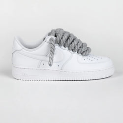 Nike Air Force 1 Rope Laces Custom Grey