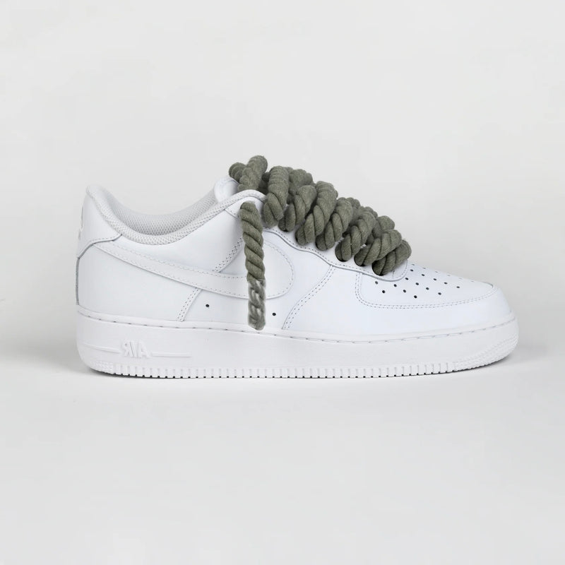 Nike Air Force 1 Rope Laces Custom Dark Green