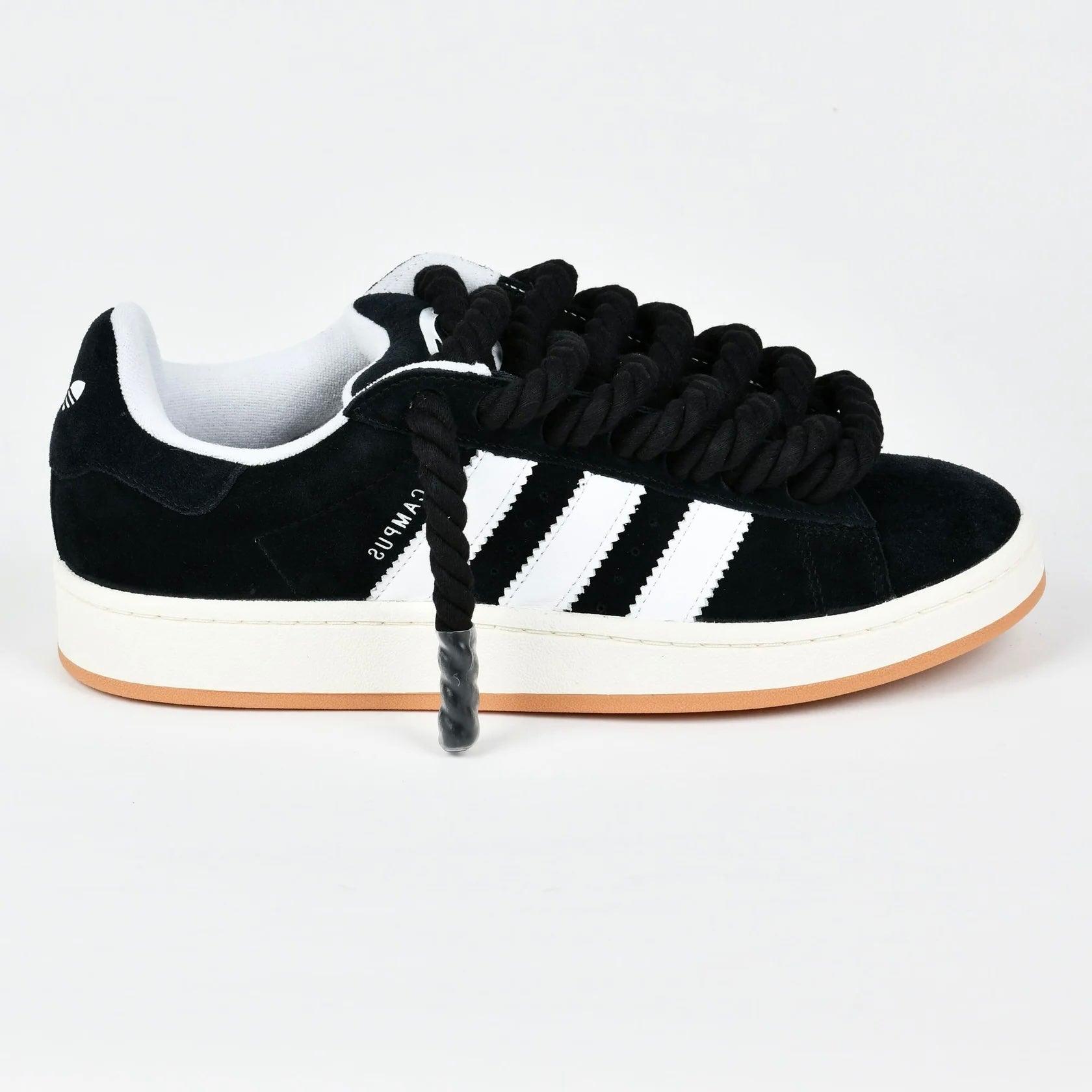 Black Adidas Campus 00 Rope Laces Custom Black - Madonnina Resell