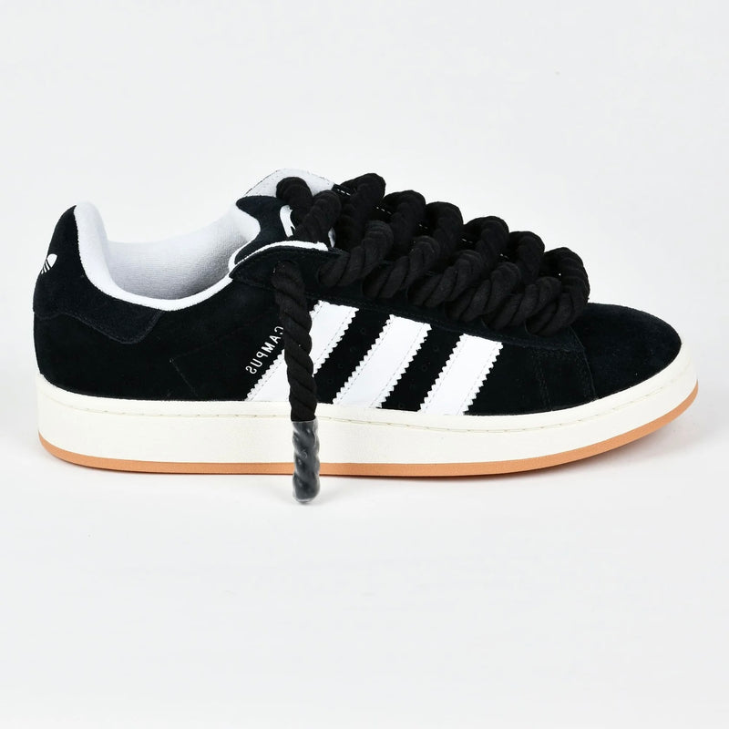 Black Adidas Campus 00 Rope Laces Custom Black