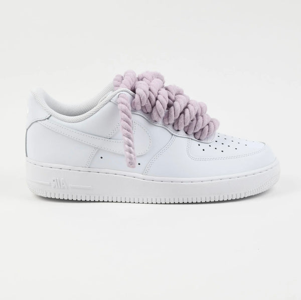 Nike Air Force 1 Rope Laces Custom Lilac