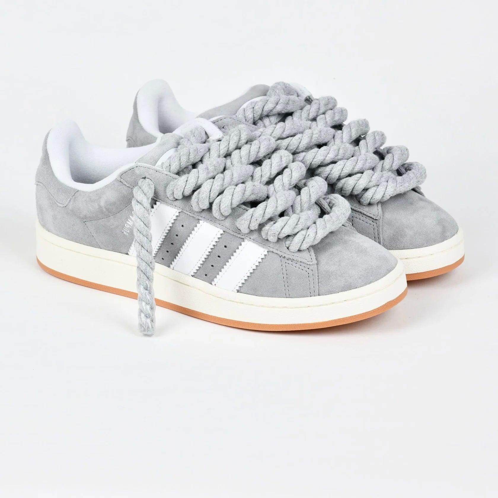 Grey Adidas Campus 00 Rope Laces Custom Grey - Madonnina Resell