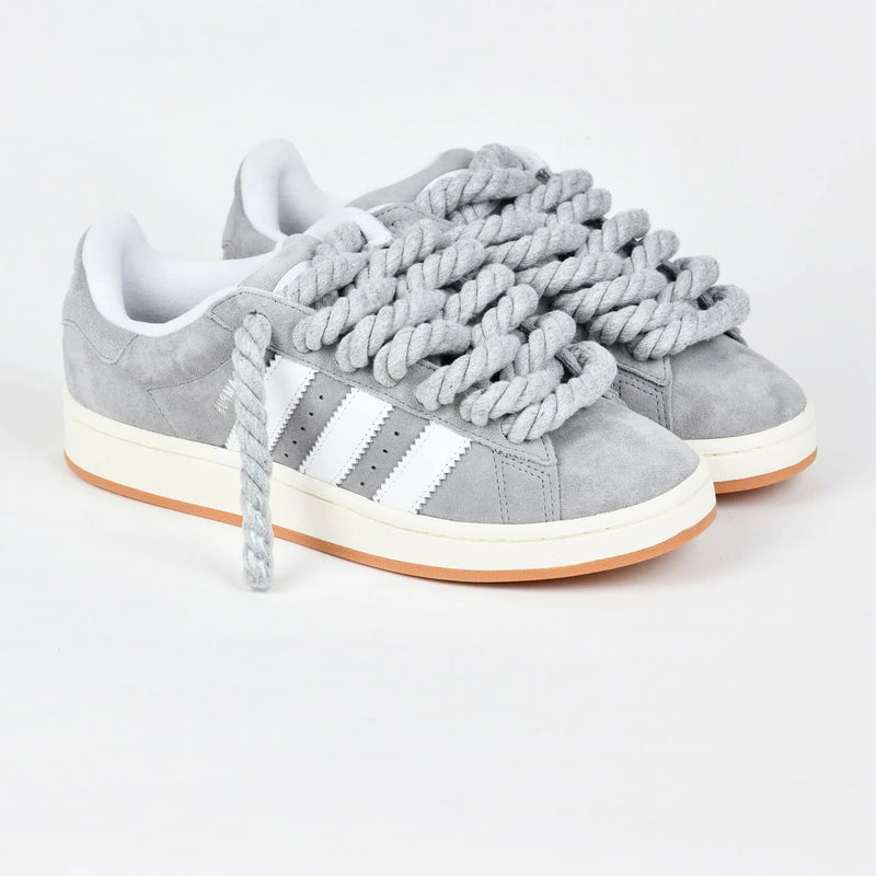 Grey Adidas Campus 00 Rope Laces Custom Grey