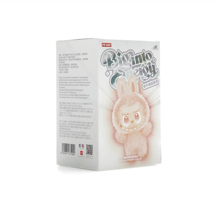 Pop Mart Labubu The Monster Big Into Energy Series Vinyl Plush Pendand Single Blind Box