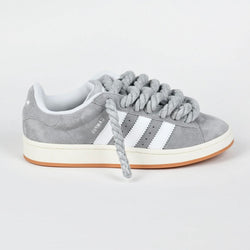 Grey Adidas Campus 00 Rope Laces Custom Grey