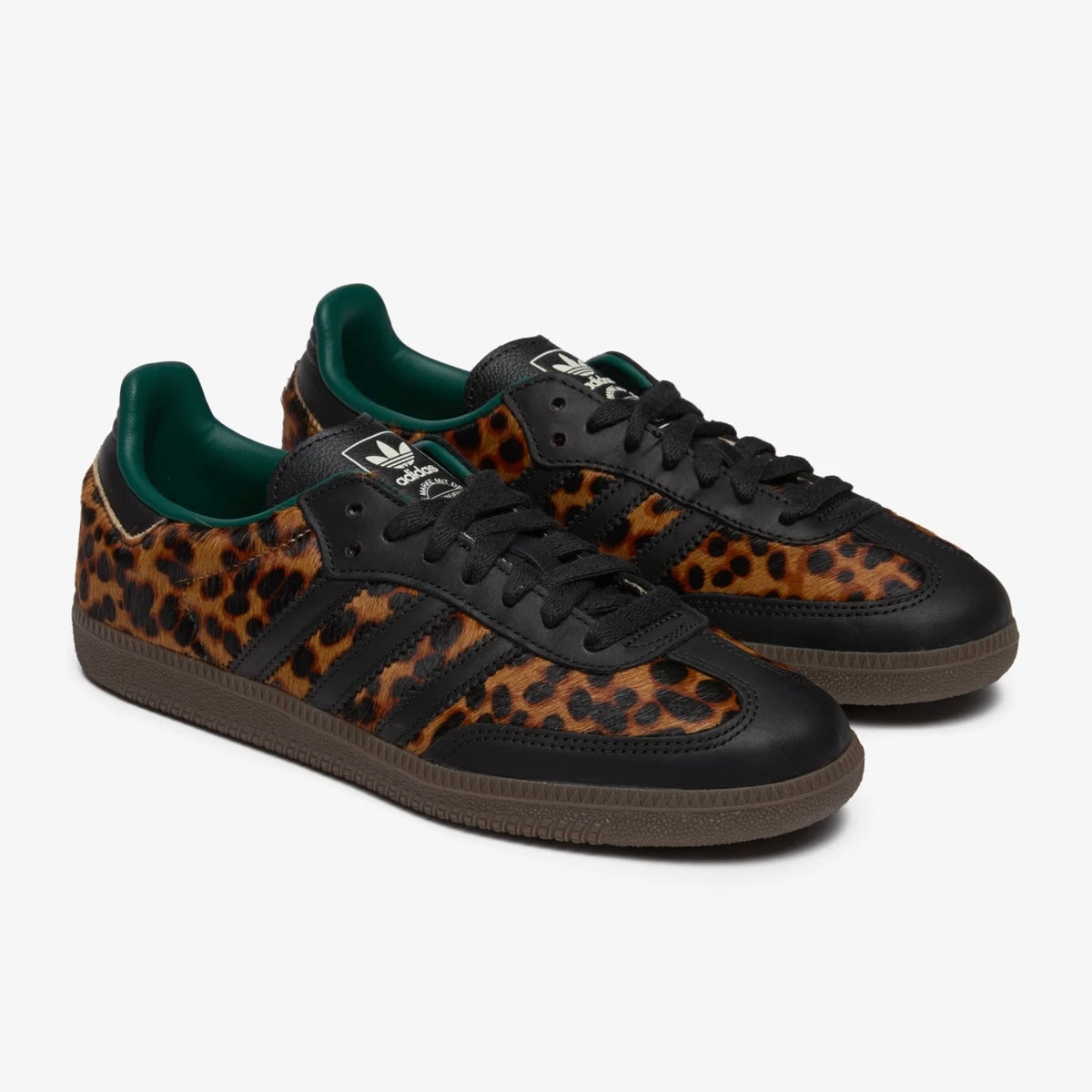 Adidas Samba Collegiate Green Leopard