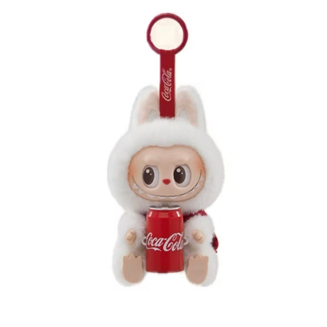 Pop Mart Labubu The Monsters Coca Cola Series Happy Factor Vinyl Plush Pendant
