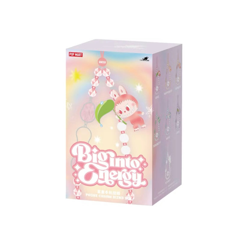 Pop Mart Labubu The Monster Big Into Energy Series Phone Charm Sigle Blind Box