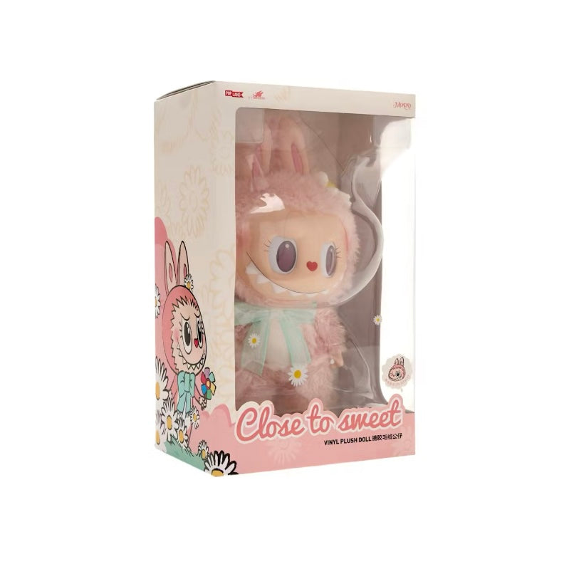 Pendentif en peluche en vinyle Pop Mart Labubu The Monsters Mokoko Close To Sweet 
