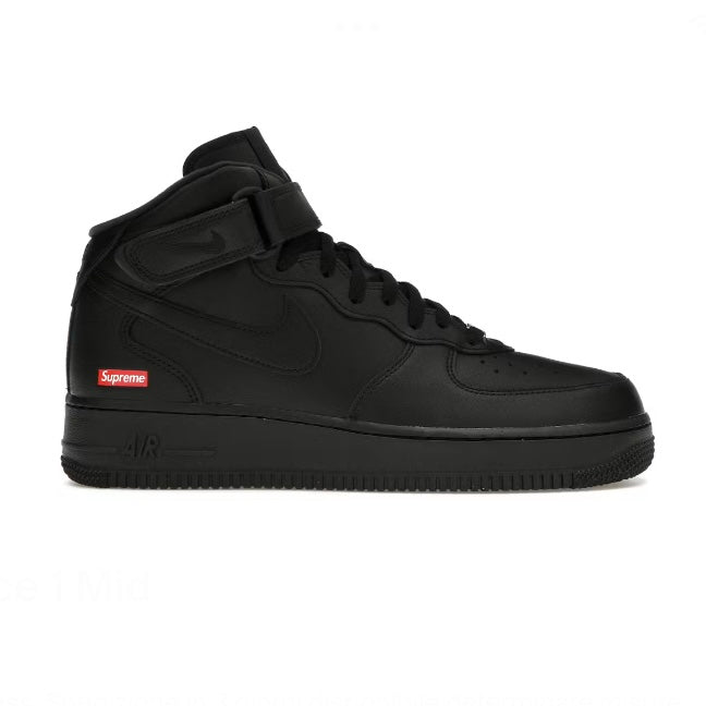 Nike Air Force 1 Mid Supreme Black