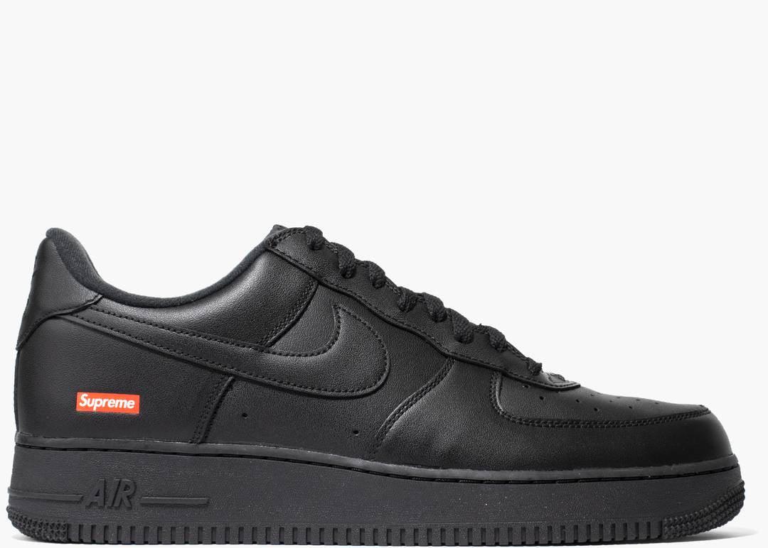 Nike Air Force 1 X Supreme Black - Madonnina Resell