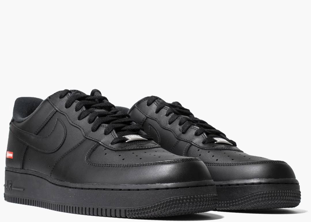 Nike Air Force 1 X Supreme Black - Madonnina Resell