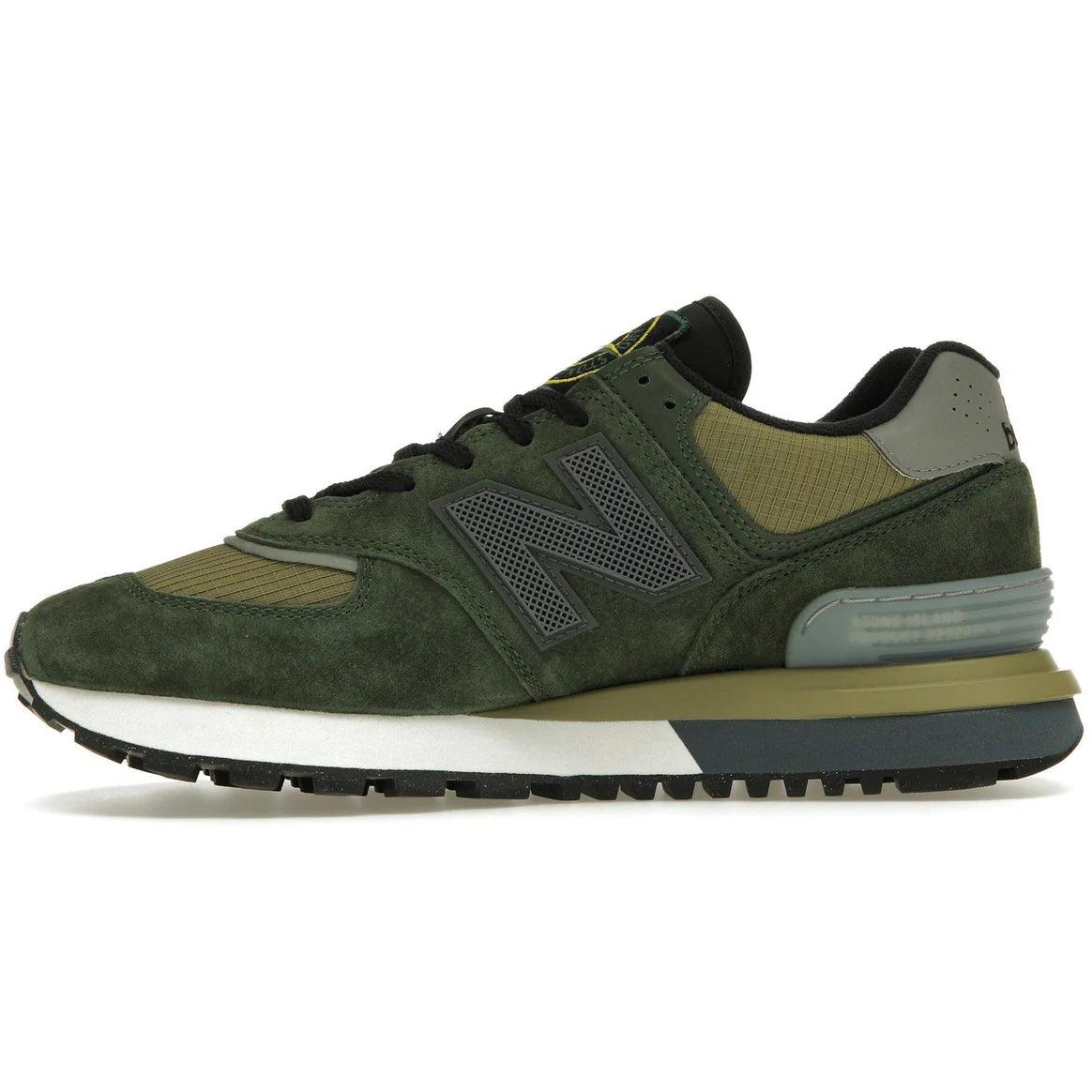 New Balance 574 Legacy Stone Island Dark Green - Madonnina Resell