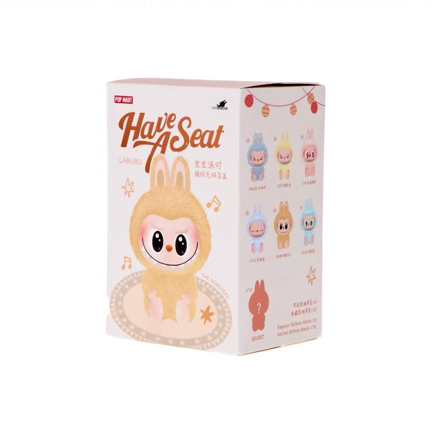 Pendentif en peluche en vinyle Pop Mart Labubu The Monsters Have A Seat SISI 