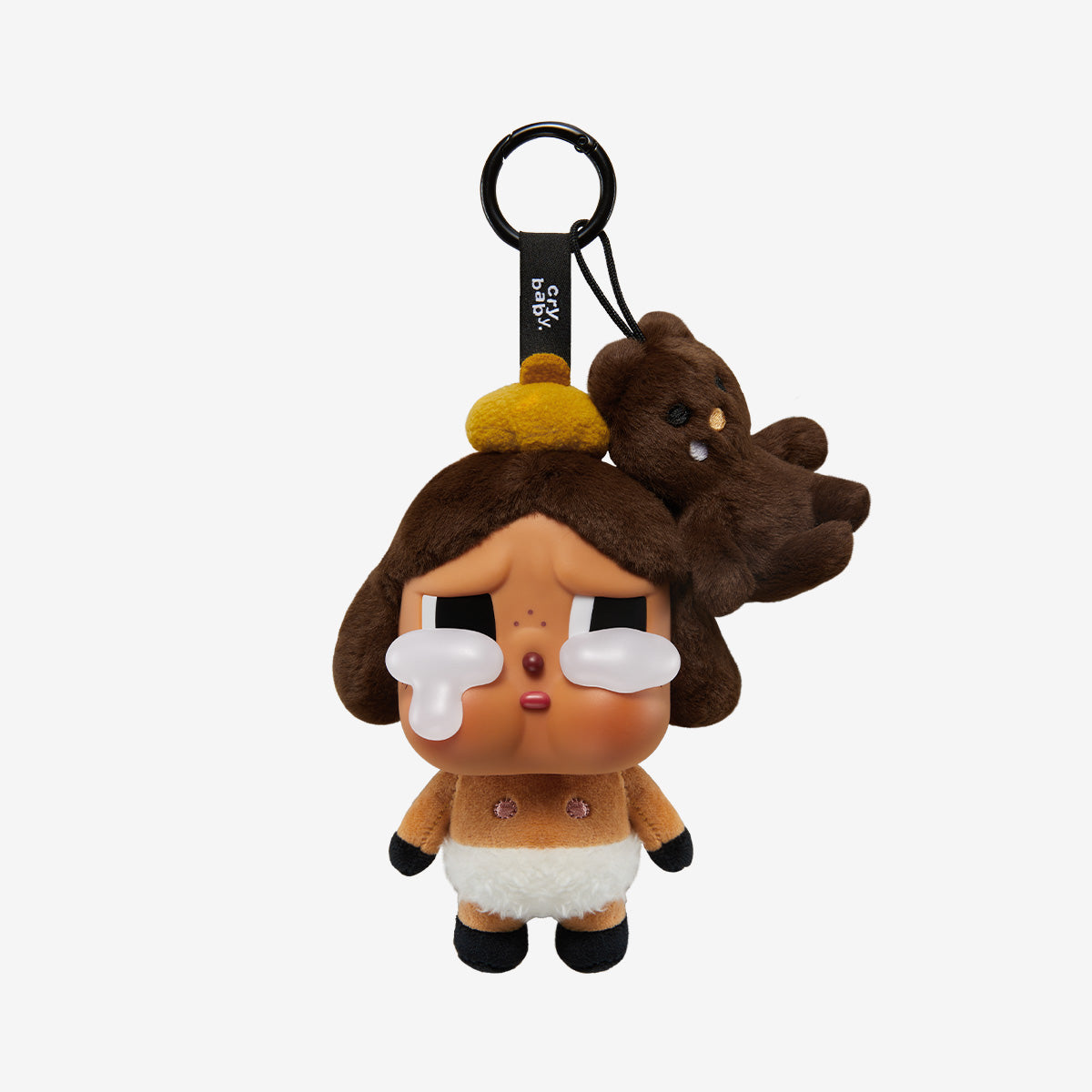 Pop Mart CryBaby Crying Again Series Baby Brown (Secret Edition) Vinyl Face Plush