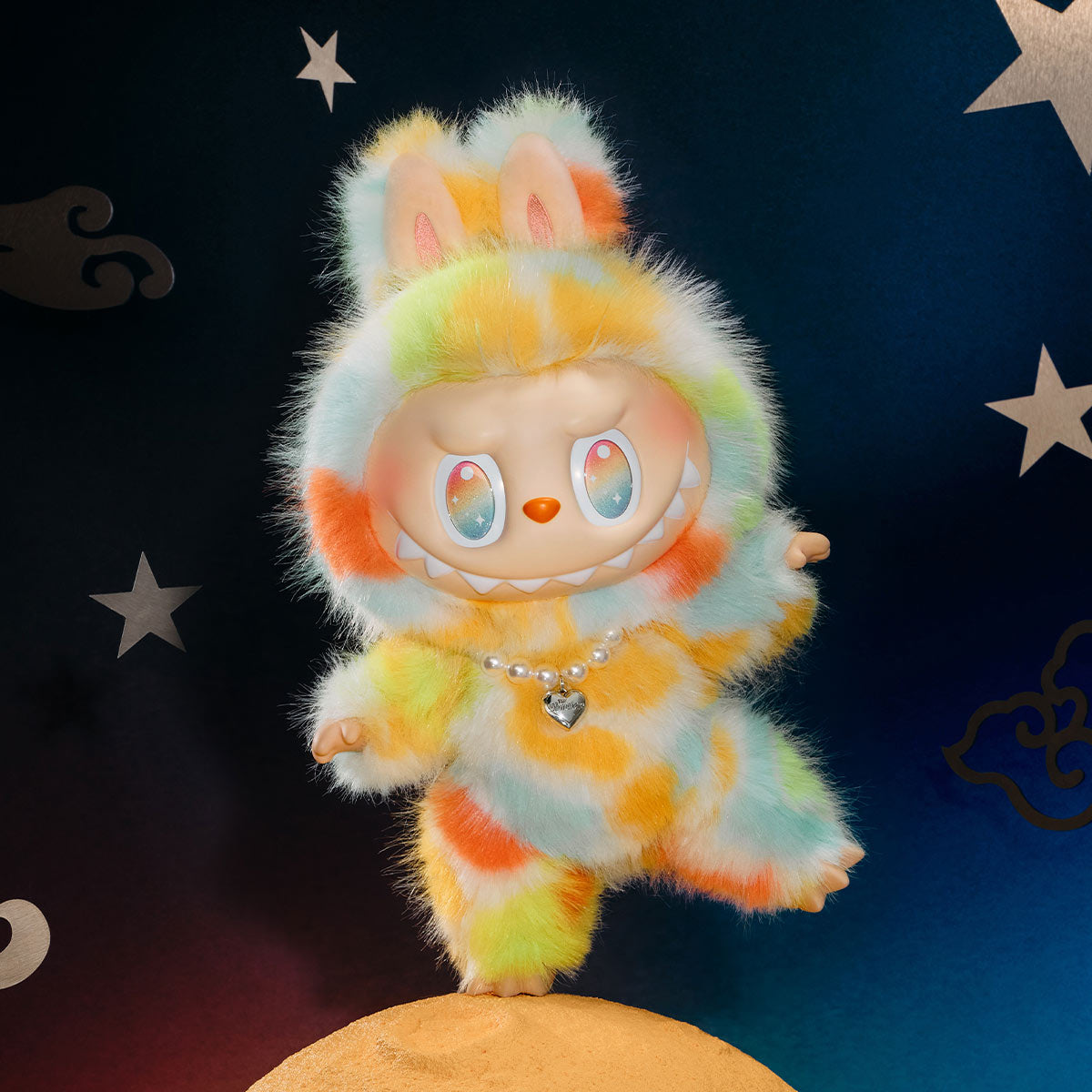 Labubu THE MONSTERS Big into Energy Series-ROCK THE UNIVERSE Vinyl Plush Doll