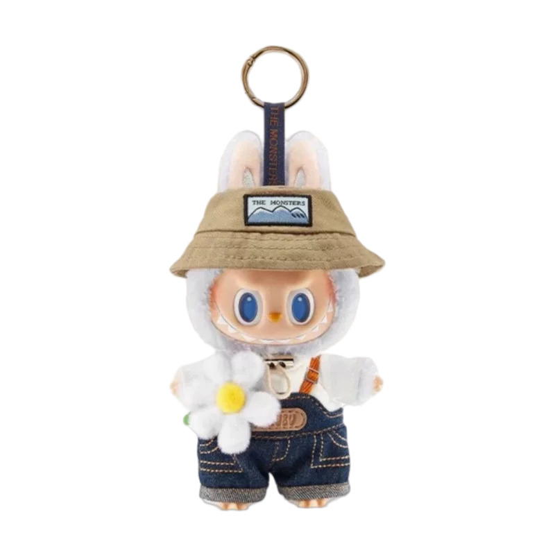Pop Mart Labubu The Monsters Fall In Wild Vinyl Plush Doll Pendant Keychain