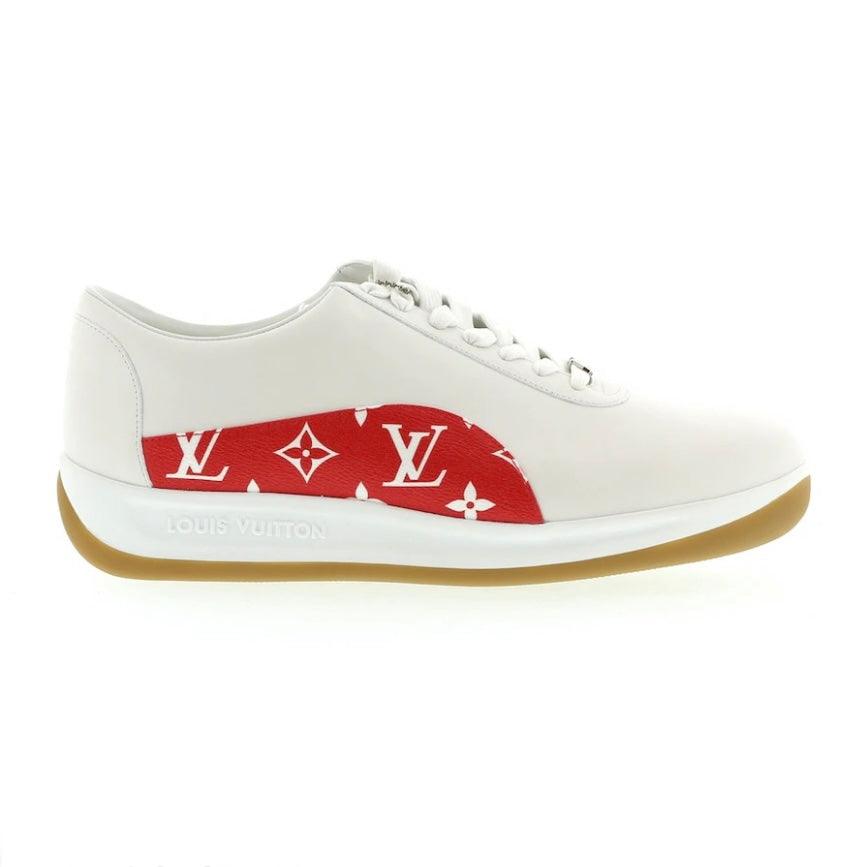 Supreme X Louis Vuitton Sport White Monogram Sneakers - Madonnina Resell