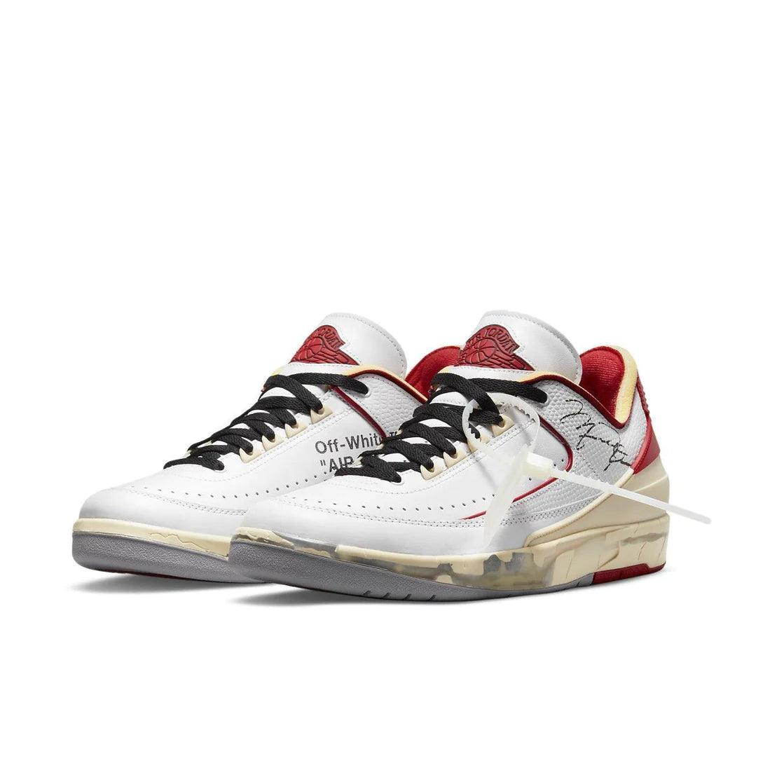 Jordan 2 X Off-White Low SP Red White - Madonnina Resell