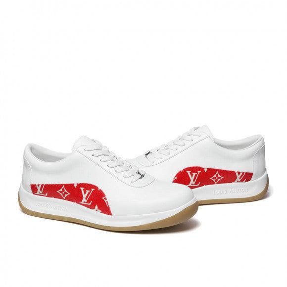 Supreme X Louis Vuitton Sport White Monogram Sneakers - Madonnina Resell